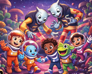 قصة تعليمية ومسلية للأطفال بالانجليزيه – قصة خيال علمي ممتعة للأطفال